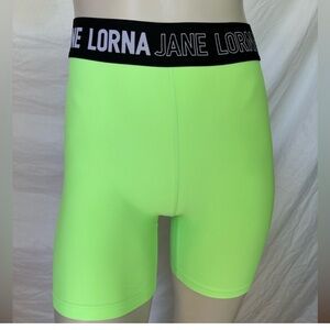 Lorna Jane Vibrant Lime Bike Shorts